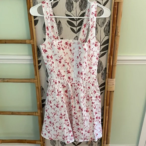 chinese dress ladies Alison Sheri Sundress White Linen Blend Sleeveless A45062 – Experience  Boutique main image 1